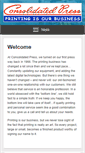 Mobile Screenshot of consolidatedpress.net