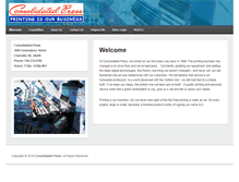 Tablet Screenshot of consolidatedpress.net